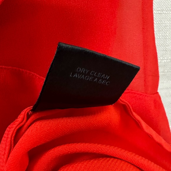 Badgley Mischka Red Off Shoulder Ruffle Gown Maxi Dress Size 2 - Picture 8 of 9